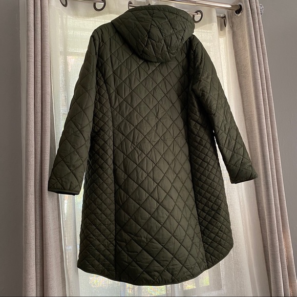 NEW! Barbour Olive Burne Quilt Jacket - Picture 9 of 11